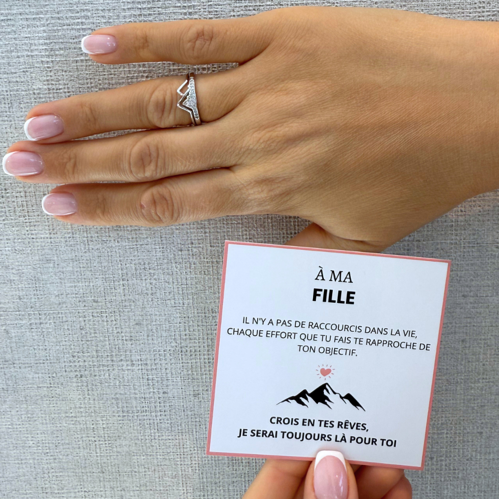 An meine Tochter – Bergring | Verstellbar