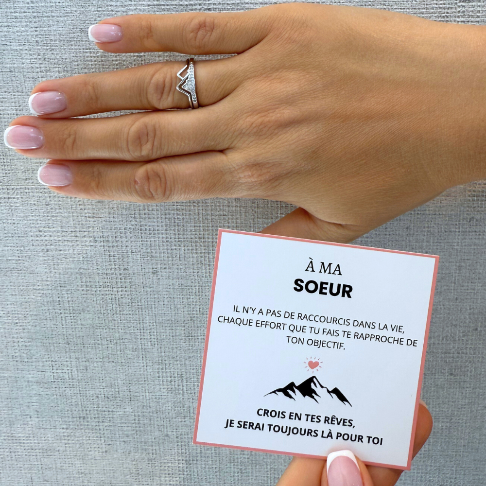 An meine Schwester – Bergring | Verstellbar