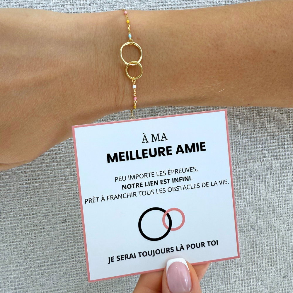 An meine beste Freundin – Armband der unendlichen Verbindung