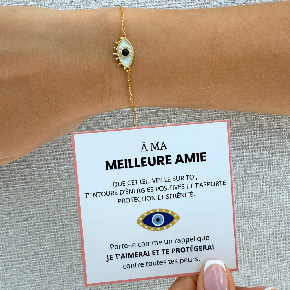 An meine beste Freundin – Armband Auge der positiven Energie