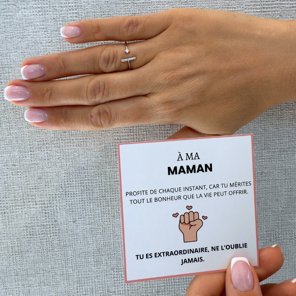 An meine Mama – Girl Power Ring | Verstellbar