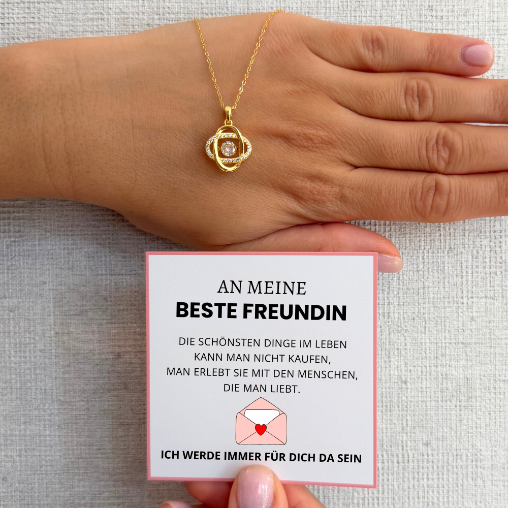 An meine beste Freundin – Halskette Ewige Verbindungen
