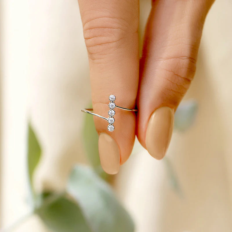 An meine beste Freundin – Ring der ewigen Verbundenheit | Verstellbar