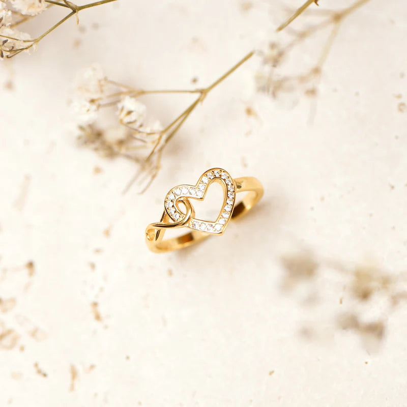 An meine Frau – Unendlicher Herzring | Verstellbar