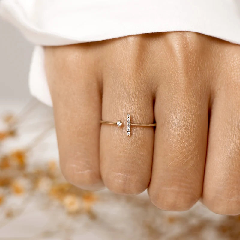 An meine beste Freundin – Girl Power Ring | Verstellbar