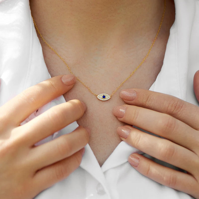 An meine beste Freundin – Halskette Auge positive Energie
