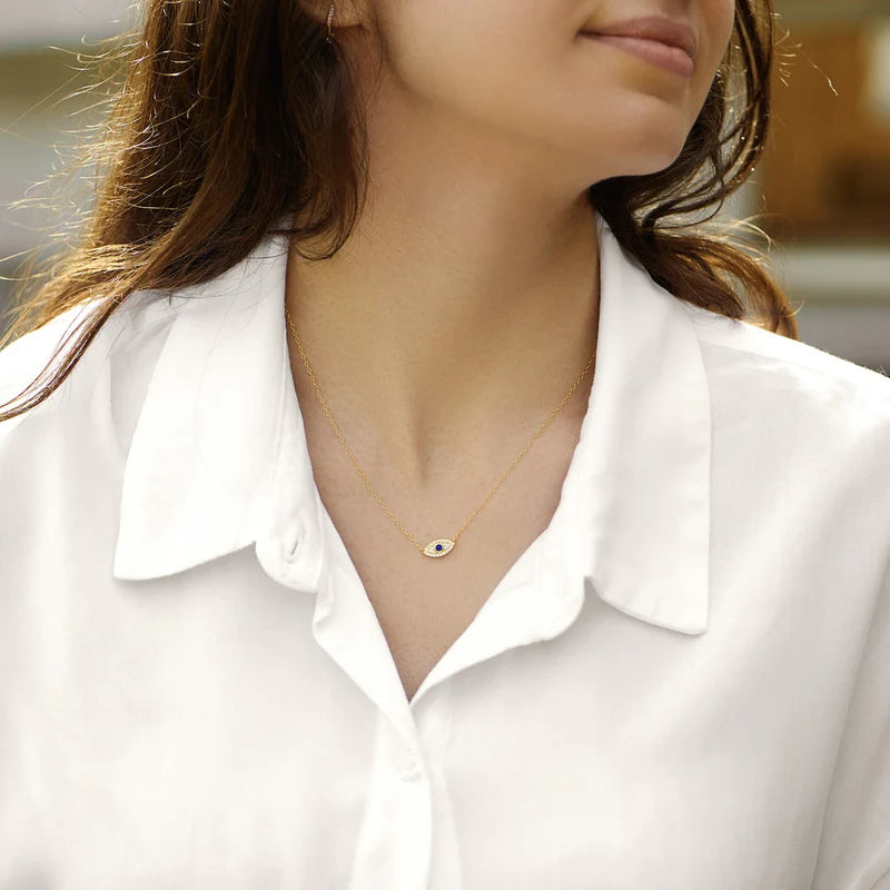 An meine beste Freundin – Halskette Auge positive Energie