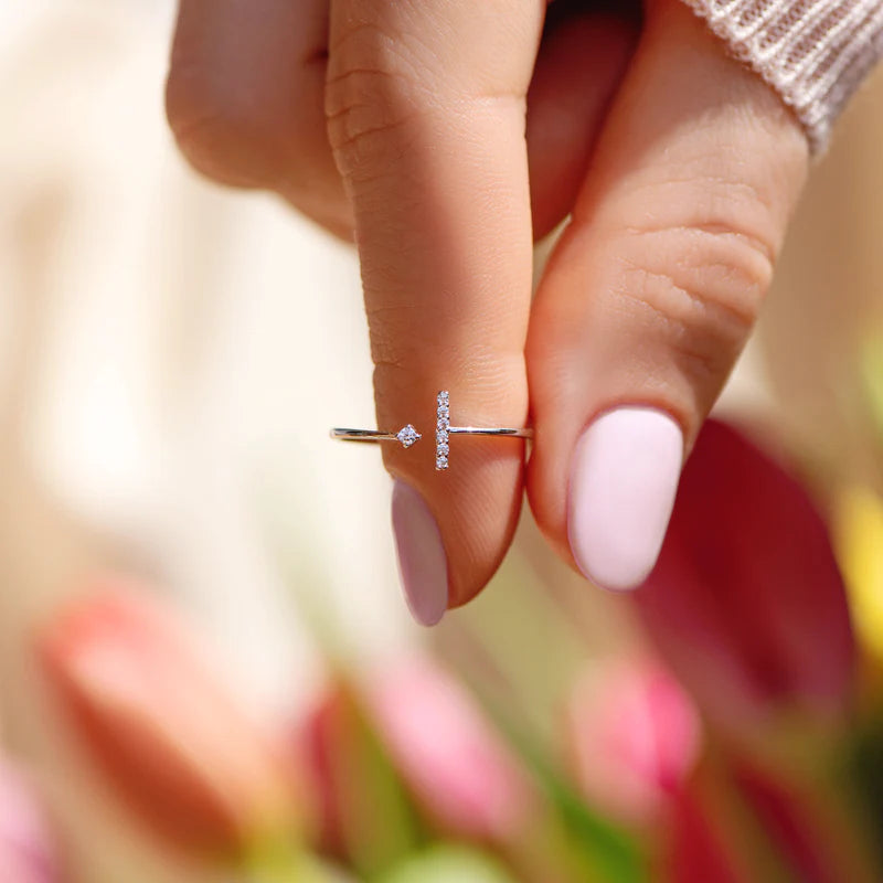 An meine beste Freundin – Girl Power Ring | Verstellbar